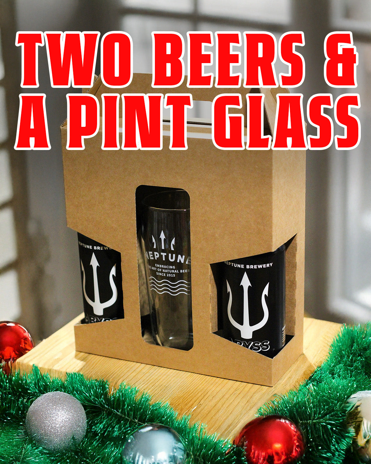 2 Cans + 1 Glass Gift Pack