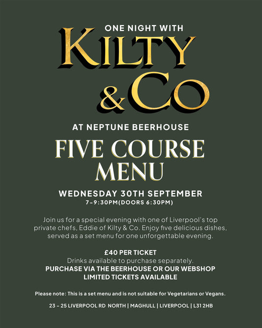 Kilty & Co - Five Course Menu